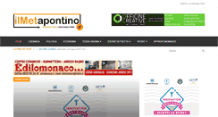 Desktop Screenshot of ilmetapontino.it
