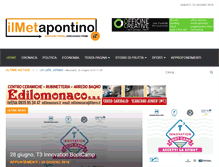 Tablet Screenshot of ilmetapontino.it